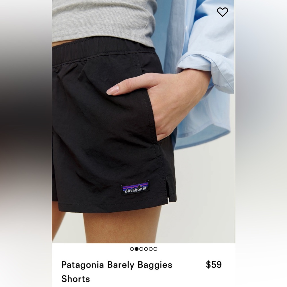 Patagonia Reformation Barely Baggies Shorts Size Small
